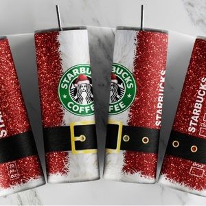 Coffee Lovers!! Perfect Gift! Santa Starbucks 20 oz Tumbler